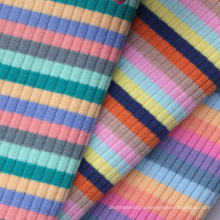 office wear fabric knitting luxury custom cotton knit rib knit ribbed swimwear fabric